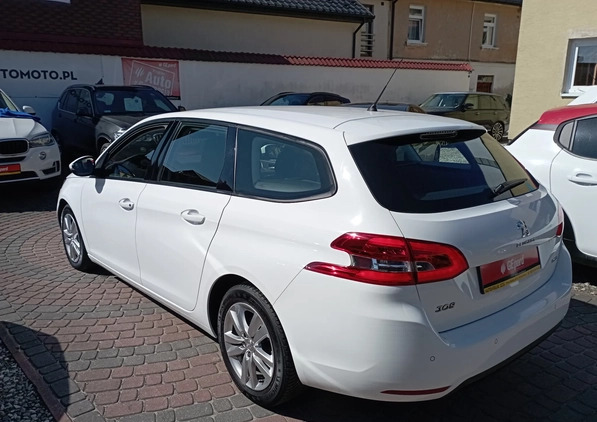 Peugeot 308 cena 37900 przebieg: 139000, rok produkcji 2016 z Skórcz małe 172